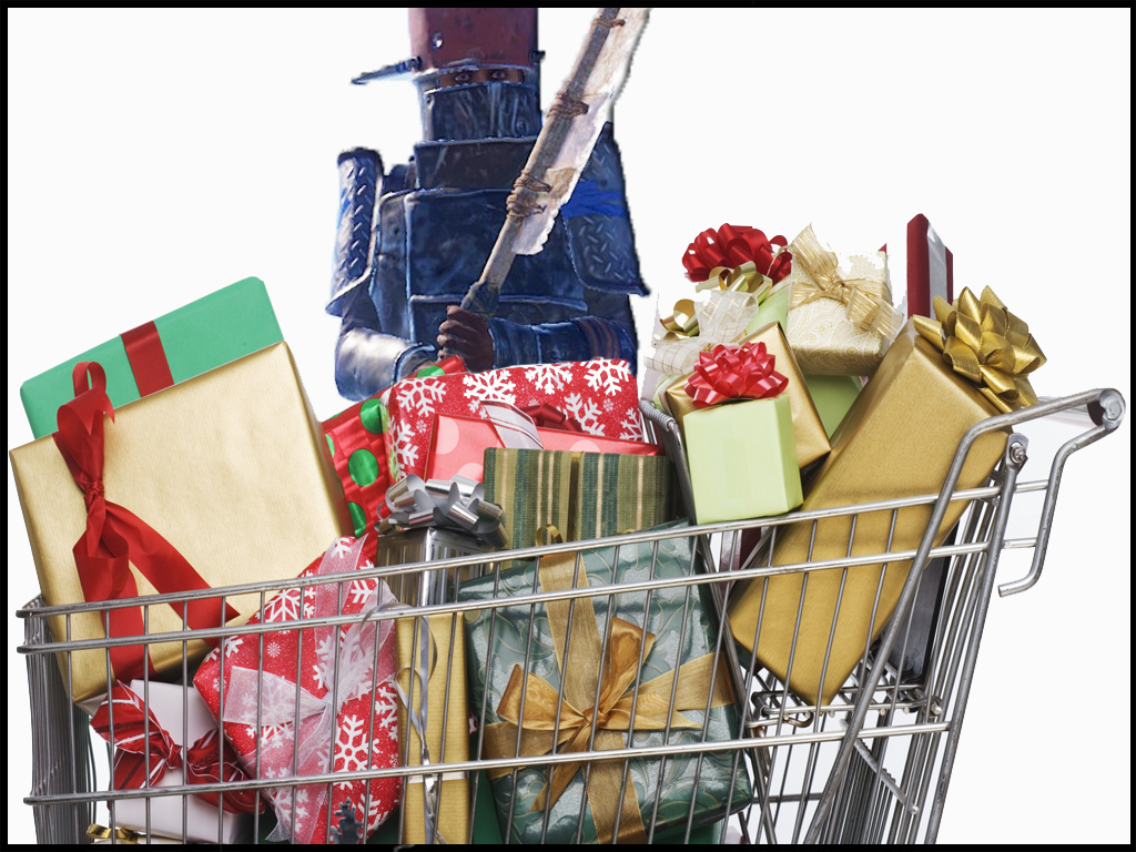 Presents in Shopping Cart