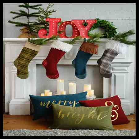 Christmas Fireplace Stockings