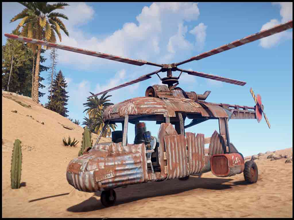 Scrap Helicopter